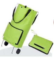 Trolley Folding Bag for Shopping and Travel Convenience, Expandable Utility Carry Bag for Daily Use, Easy Storage and Practical Gift Option